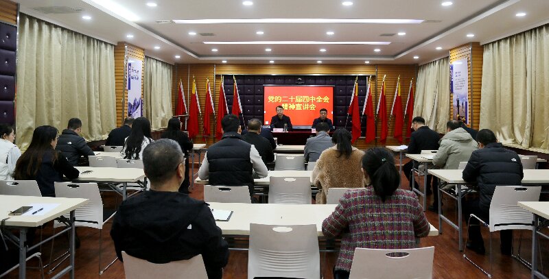 陜西地礦區(qū)研院有限公司召開學(xué)習(xí)貫徹黨的二十屆四中全會精神宣講會